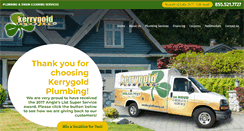 Desktop Screenshot of kerrygoldplumbing.com
